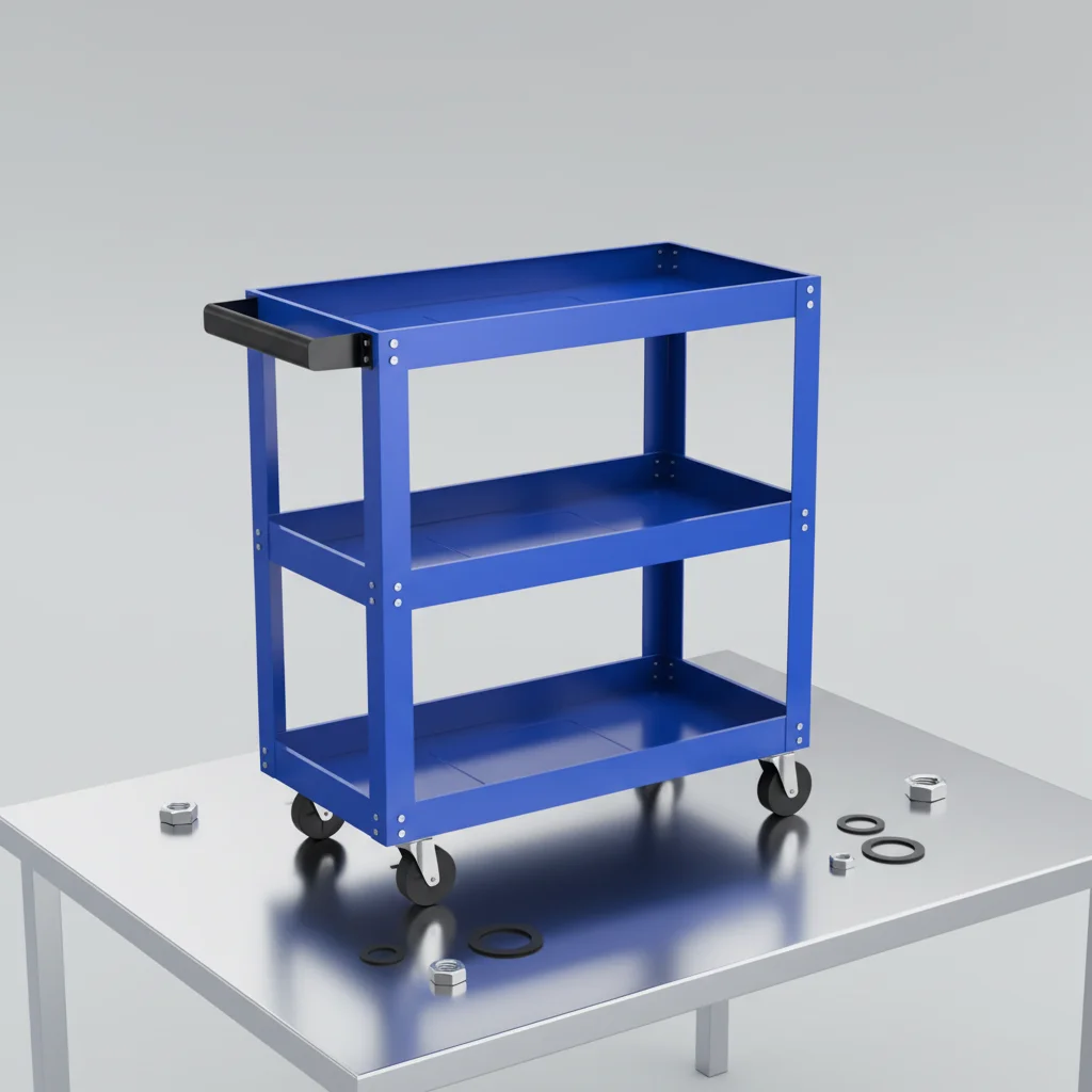 

Mobile Heavy Duty Garage Workshop Cart Steel Tool Trolley With Drawers Rolling Wheels Storage Tool Cabinet OBM CustomizedATV&UTV