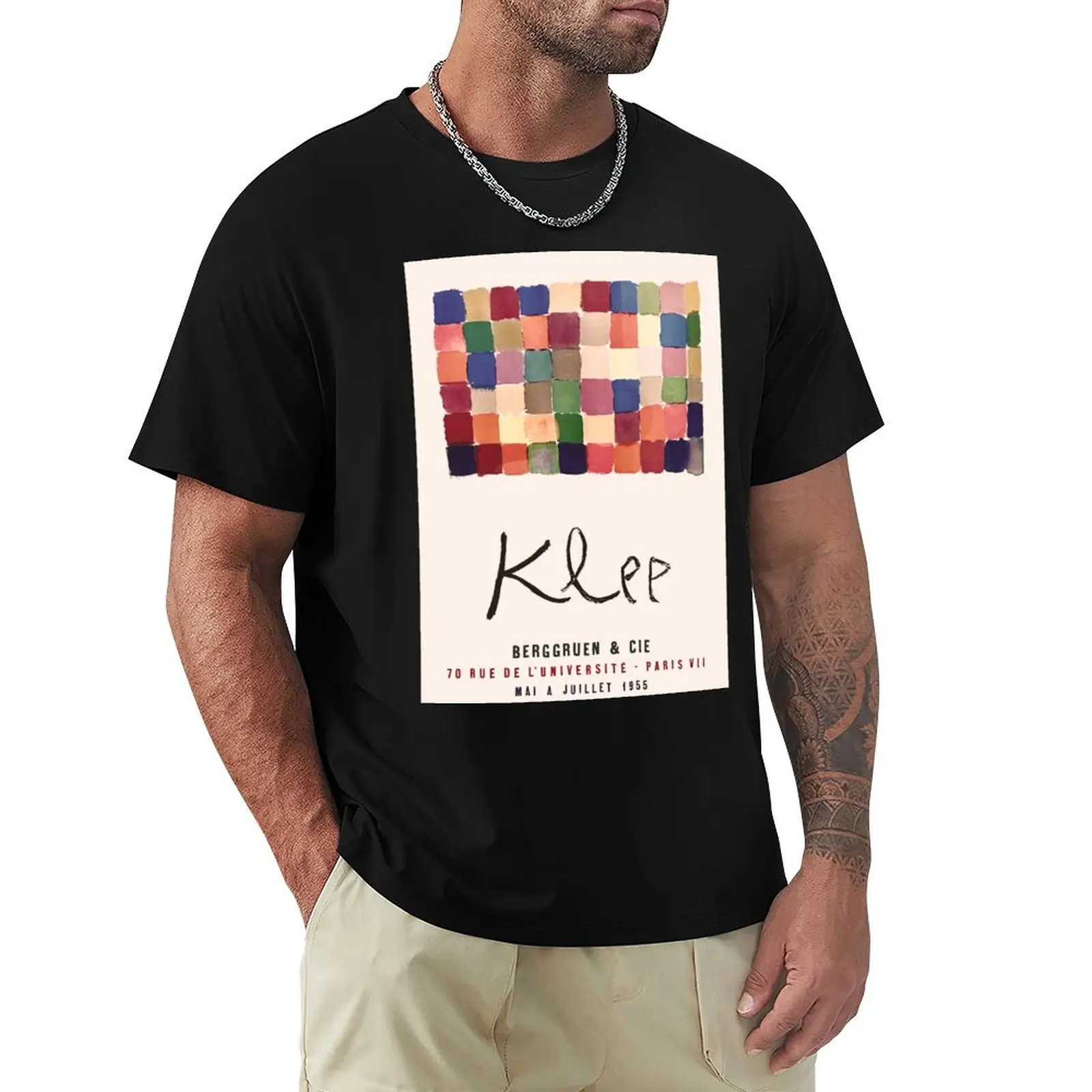 

Paul Klee - Exhibition poster 1955 T-Shirt aesthetic clothes Luxury man shirts men