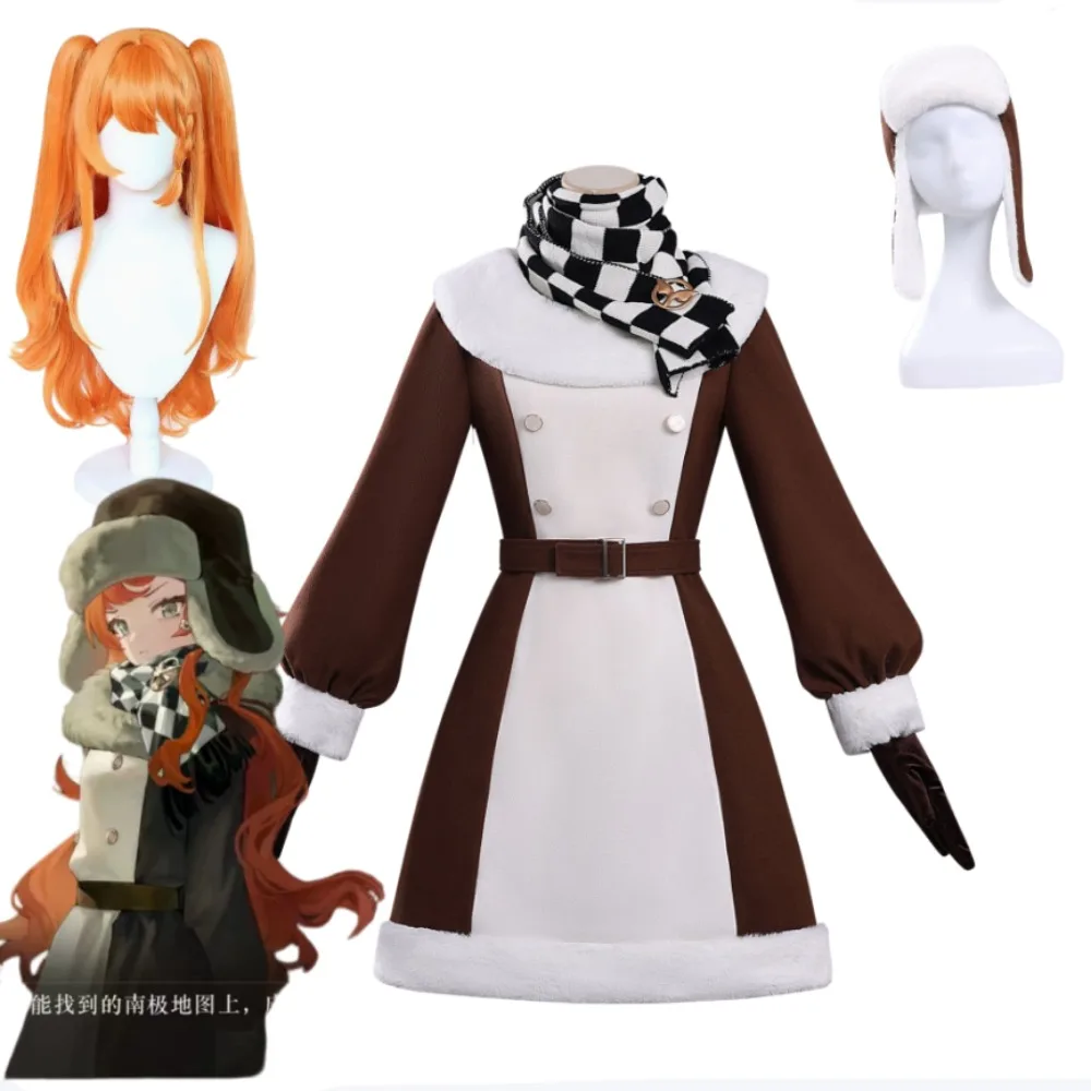 

Reverse: 1999 Sonetto Winter Outfit Cosplay Costume Full Set Adult Women Game Anime Role Play Halloween Comic Con StageOutfit