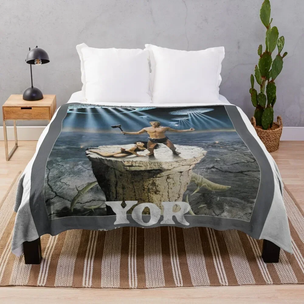 

Yor: Hunter From The Future Poster Throw Blanket halloween Plaid on the sofa Blankets