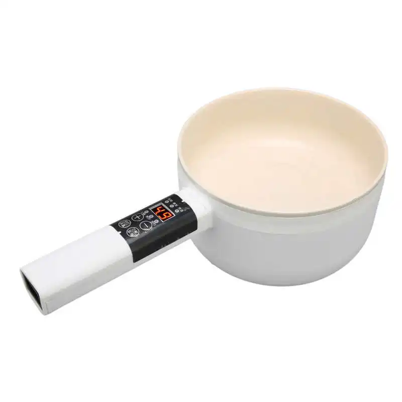 Padella elettrica multifunzionale a strato singolo portatile da 1,8 litri con 5 modalità di cottura per pentole da ufficio per dormitorio