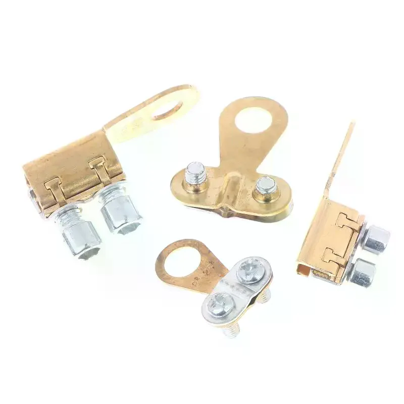 Abrazaderas de terminales de batería de cobre puro: conectores resistentes a la corrosión para reemplazo de batería de automóvil/camión