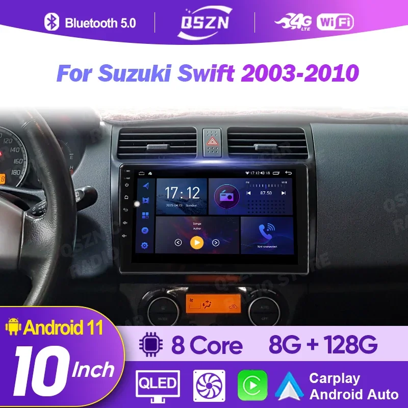 

Android 12.0 Car Radio For Suzuki Swift 2003 - 2010 Multimedia Video Player 2 Din 4G Navigation Carplay GPS IPS DSP Auto Stereo