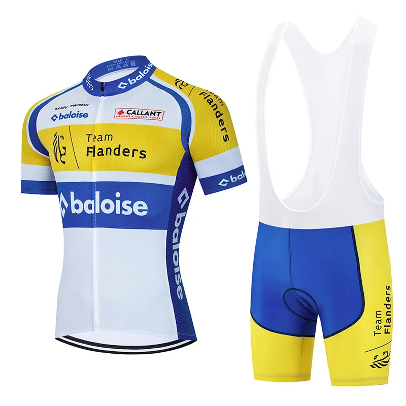 2023 Team BALOISE Cycling Bib Sets Men's Short Jersey MTB Bicycle Shirt Racing Uniform Summer Sports Suit Mountain Bike Clothing