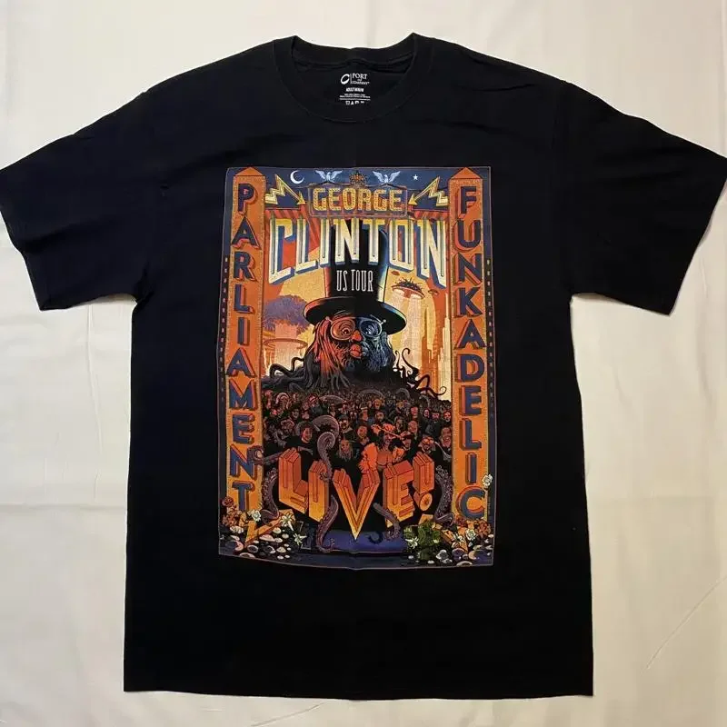 George Clinton Parliament Funkadelic ÄúUS Tour Äù vintage t shirt Size M