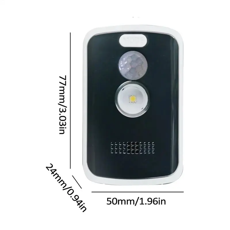 AAAEL-2X 경계 안전 경보 125Db 3가지 모드 동작 감지기 알람 안전 경고 휴대용 야외 캠핑