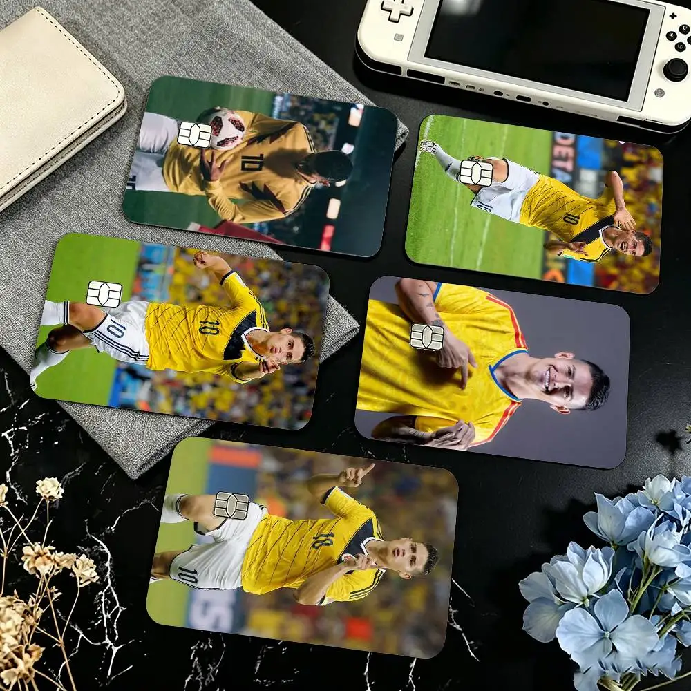 Legend J-James R-Rodriguez Credit Card HD Stickers Game Card Decal Small Chip Waterproof Sticker Gift