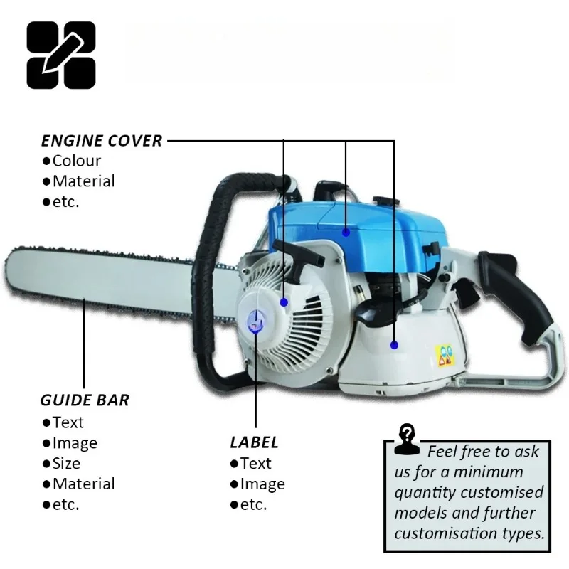 

【From China】Gardening Machinery 070 Chainsaw 105cc Chainsaw Professional Chainsaw The Whole Machine Has No Guide Plate