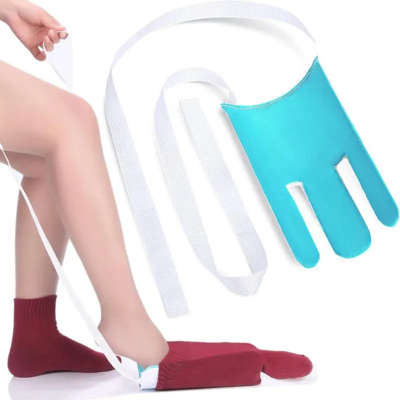 No Bending Sock Aid Tool Sock Aid Pulling Device Sock Helper Easy On Sock Puller For Elderly Disabled Pregnant People Daily Home