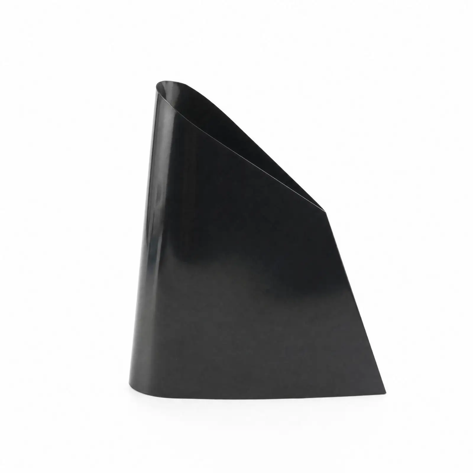 Sleek Reflective Metal Vase for Artificial Flowers Modern Tabletop Decor Piece