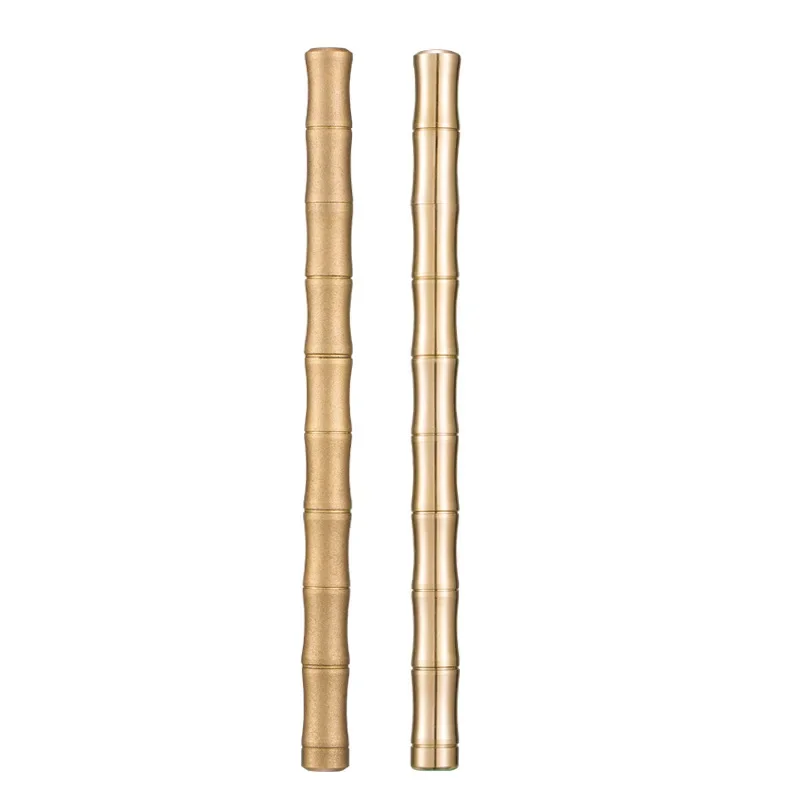 New 2026 Luxury Bamboo Texture Brass Metal Pen Neutral Signature Ballpoint Pen Business Office Gift Stationery Writing Tool - view 5