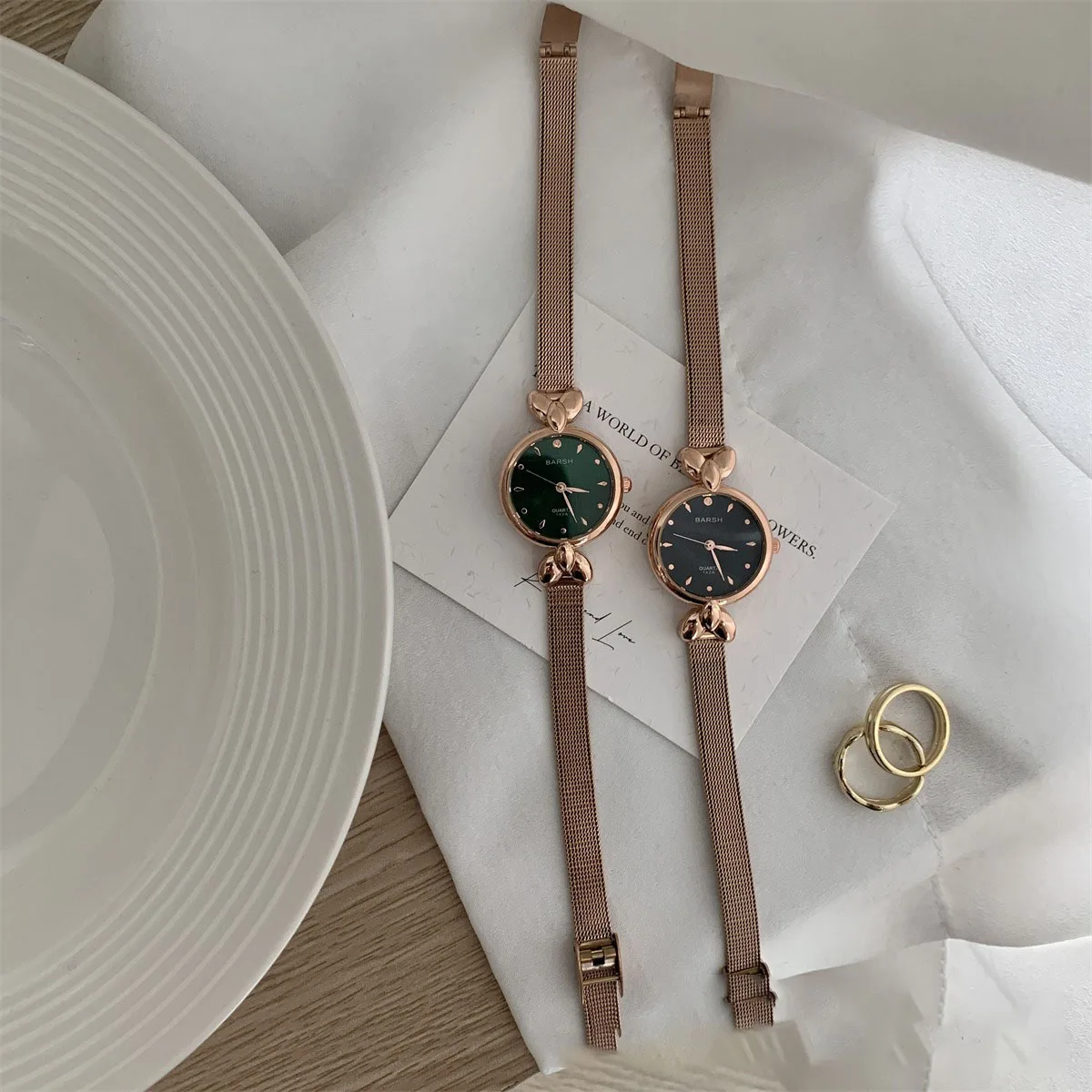 سلسلة نمط الراقية ساعة نسائية أنثى نموذج Ins نمط المتخصصة الحد الأدنى مزاجه المدمجة ورائعة الطلب الصغير هدية #3
