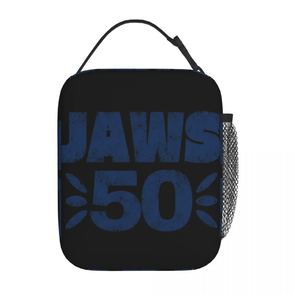 

Jaws 50th Anniversary Insulated Lunch Bags Great White Shark Food Container Bags Reusable Cooler Thermal Lunch Boxes For Office