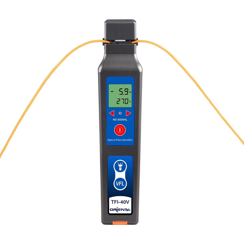 Orientek TFI-40V معرف الألياف الضوئية + VFL + ضوء LED، كاشف معرف الألياف الحية TFI-45 OFI، مقياس الطاقة الضوئية
