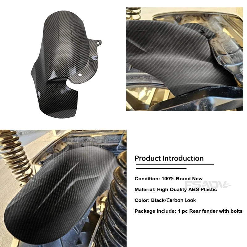 Fit For Honda Forza 350 Motorcycle Rear Fender Mudguard Mud Flap Splash guard Protective Forza350 NSS350 2020 2021 2022 2023