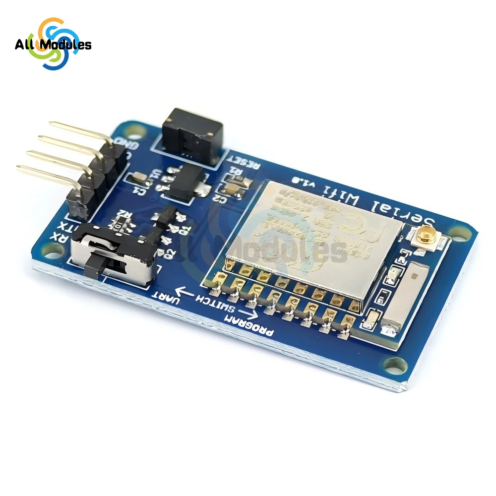 ESP8266 ESP-07 Modulo WiFi seriale V1.0 Adattatore wireless con antenna PCB per progetti fai da te IoT