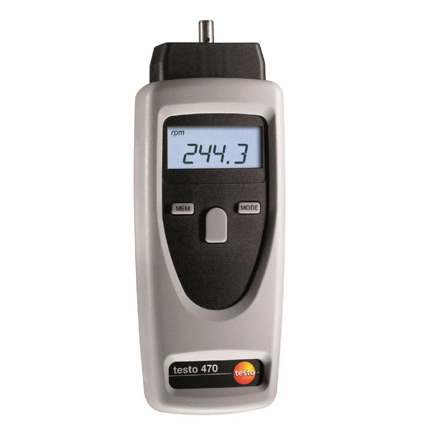 Testo 470 Contact / Non Contact Type Digital Rpm Tachometer Order-Nr. 0563 0470