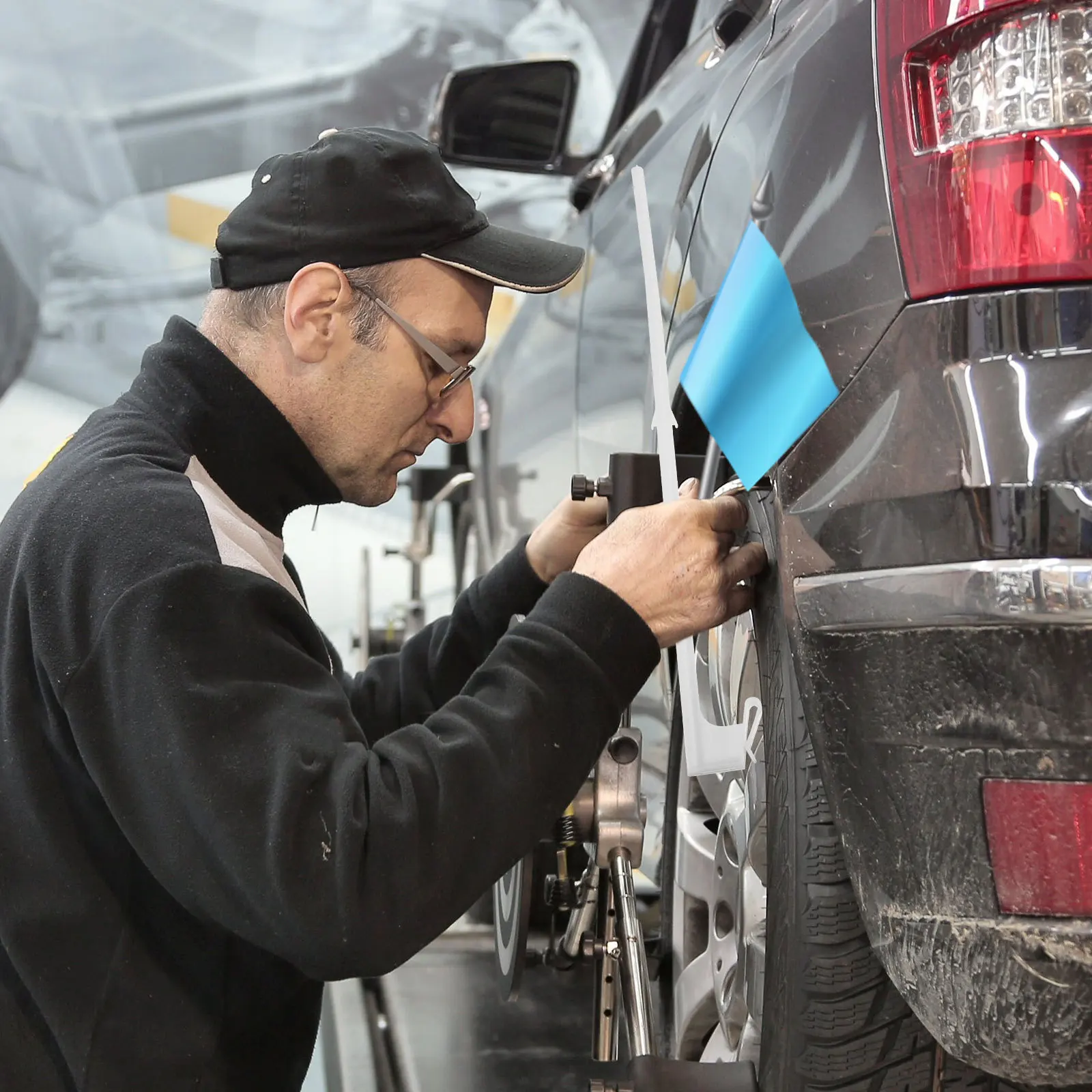 

10Pcs Plastic Car Window Flag Poles Universal Clip-on 44Cm Auto Flag Holder Heavy Duty Car Flagpole Accessories Sports Parades