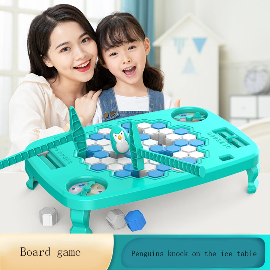 

Save the penguin ice-breaking toys puzzle ice block intelligence building blocks children brain table parent-child small game in