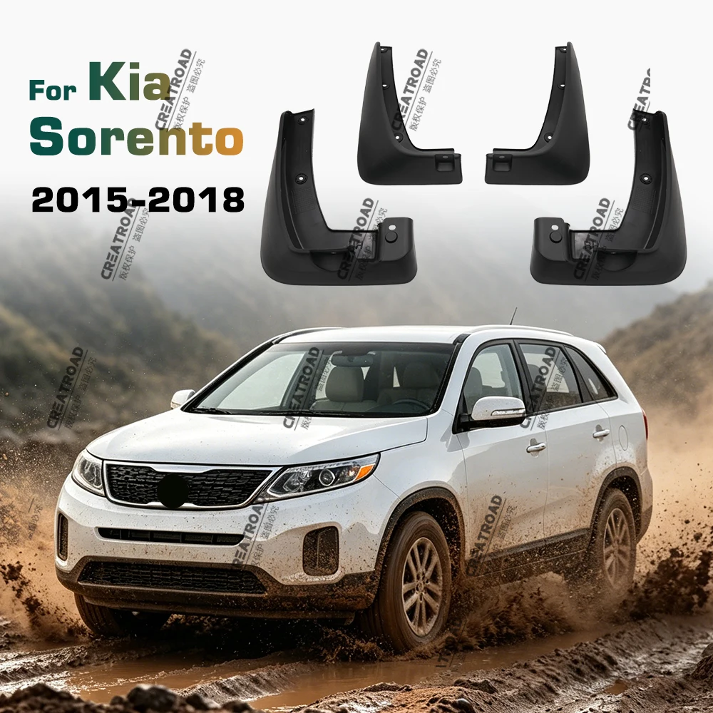 Für Kia Sorento 2015 2016 2017 2018 Kotflügel Kotflügel Schmutzfänger Schutz Spritzschutz Kotflügel Autozubehör