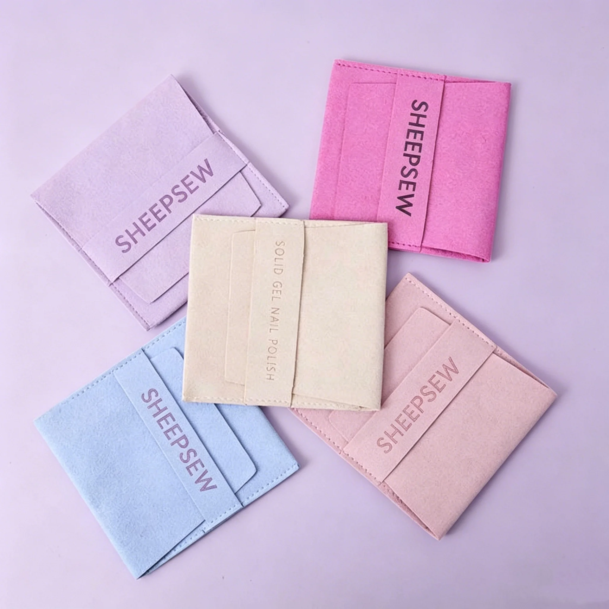 

Подарочный пакет SheepSew из цветной замши с индивидуальным логотипом, экологичный, класса люкс, для свадеб и вечеринок