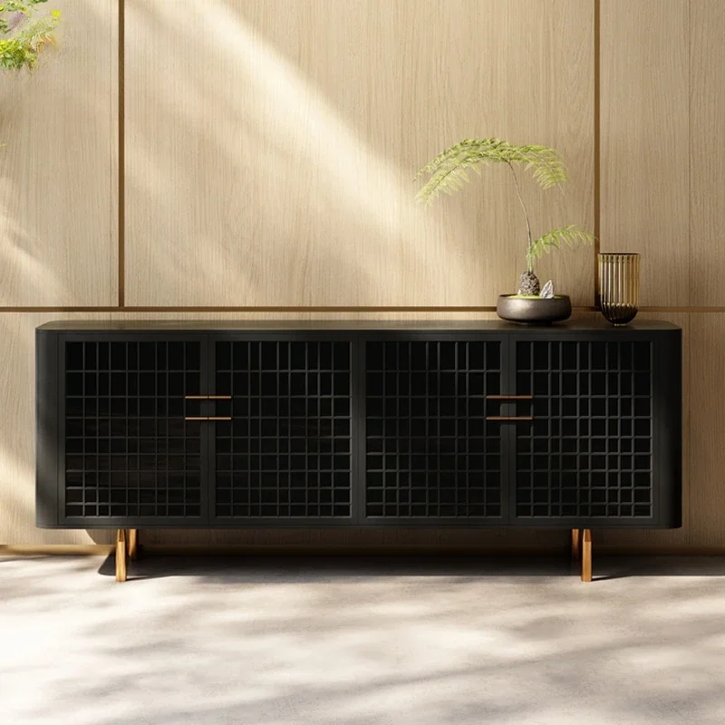 

Роскошный скандинавский свет из цельного дерева, входной шкаф в стиле ретро, шкафчик для гостиной, современная простота