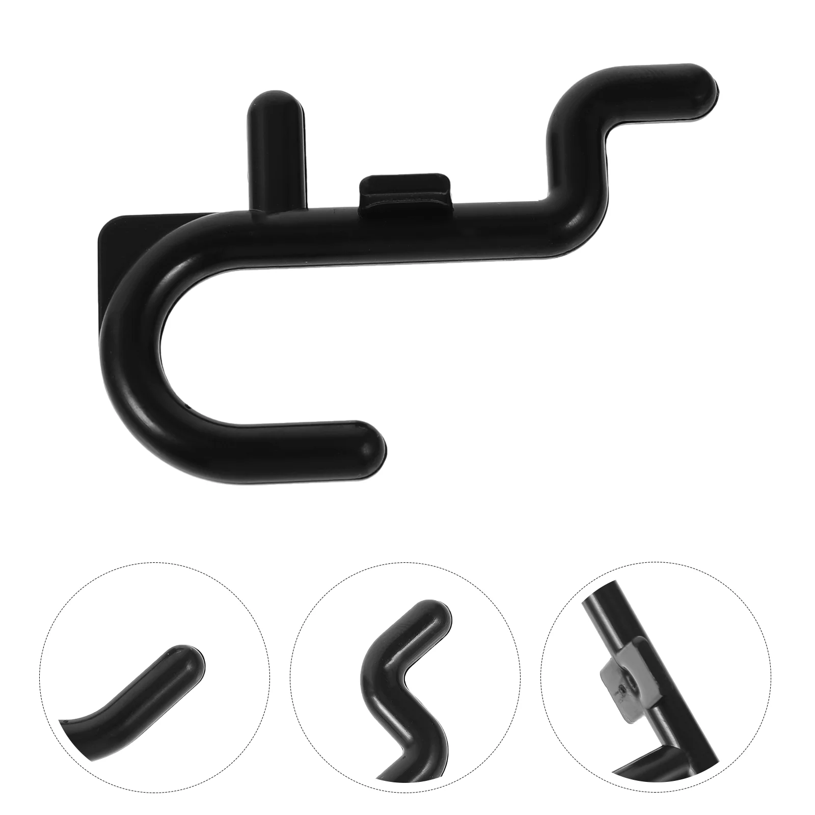 

20 Pcs Plastic Hook Peg Hooks for Pegboard Clothes Hanging Rack Coat Hanger Utility Shelving Fixer Office