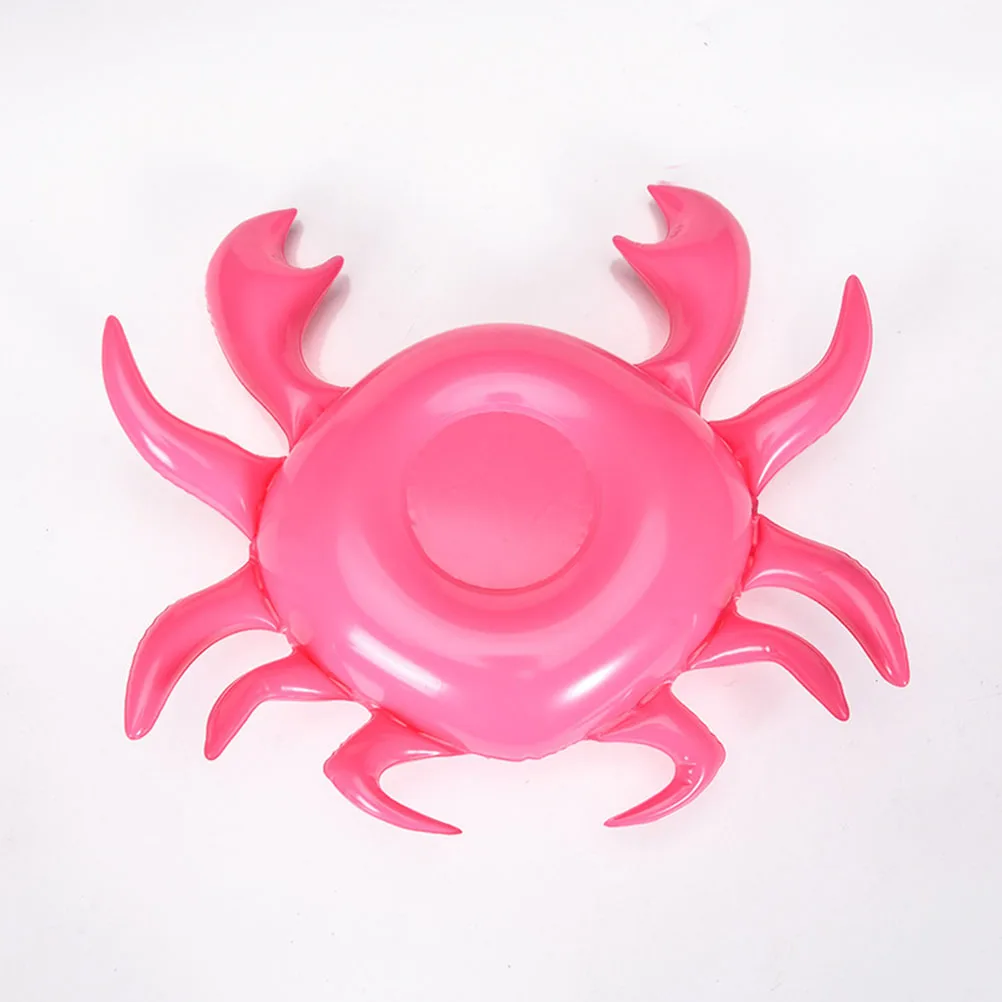 

3 PCS Inflatable Crab Cup Holder Floating Drink Holders Pool for Waterproof