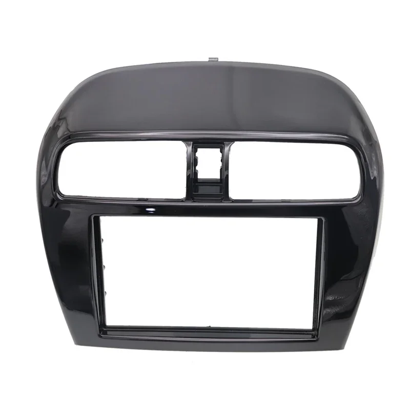 2din Car Radio Frame Plastic Panel For Mitsubishi Mirage Attrage 2012 2018 car radio dvd frame