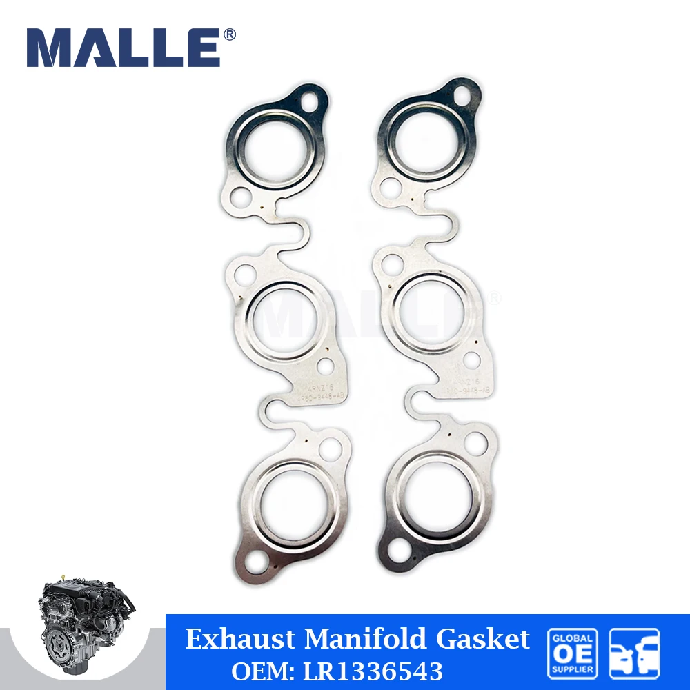 

3.0T Diesel Engine Exhaust Manifold Gasket For Land Rover Rang Rover Discovery 3.0 Auto Part Car Accessories LR1336543 2 Pcs/Set