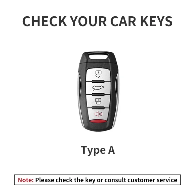 4 Buttons Leather Car Remote Key Case Cover for Haval Jolion 2022 Great Wall H6 H7 H4 H9 F5 F7 F7X F7H H2S for GMW Dargo