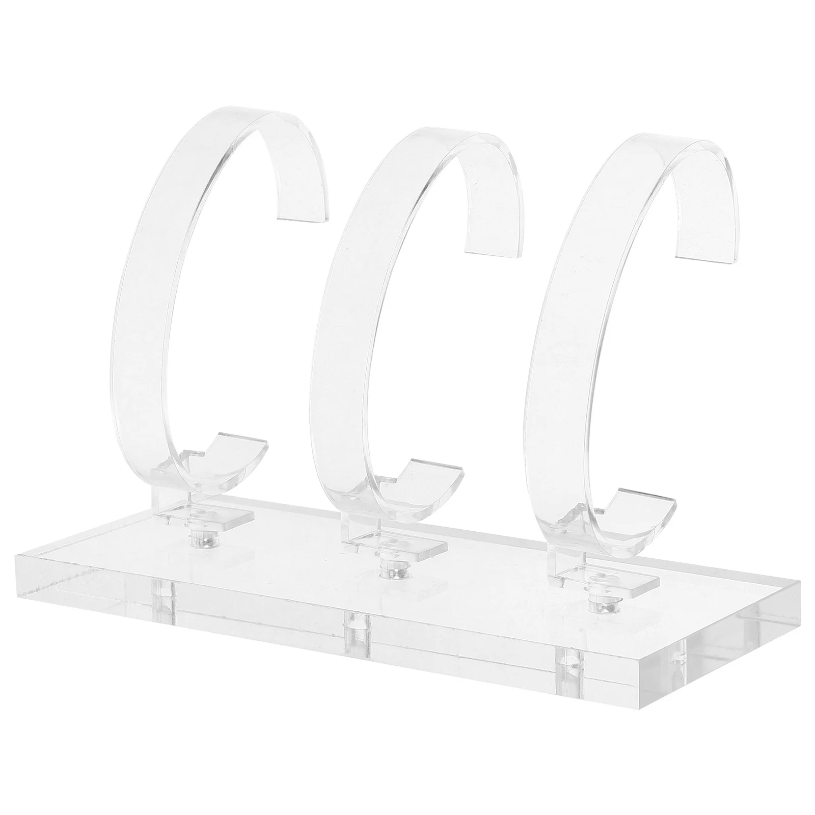 

Clear Watch Display Holder Acrylic Wrist Watch Storage Stand For Jewelry Bracelet Tabletop Showcase Transparent Holder