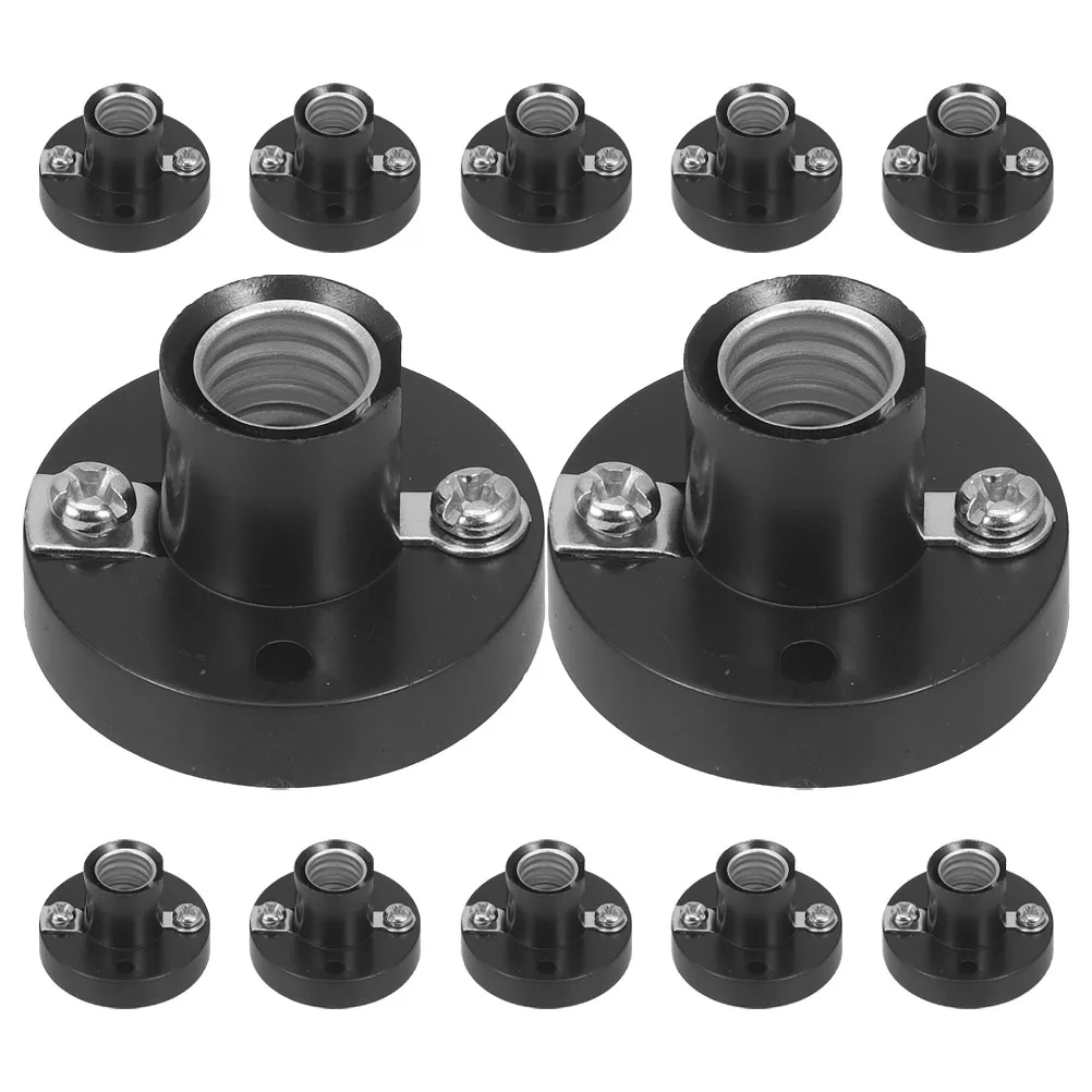 

12Pcs Small Light Bulb Socket Screw in Base for Home Experiments Electrical Tests High Brightness Durable Lighting Accessories