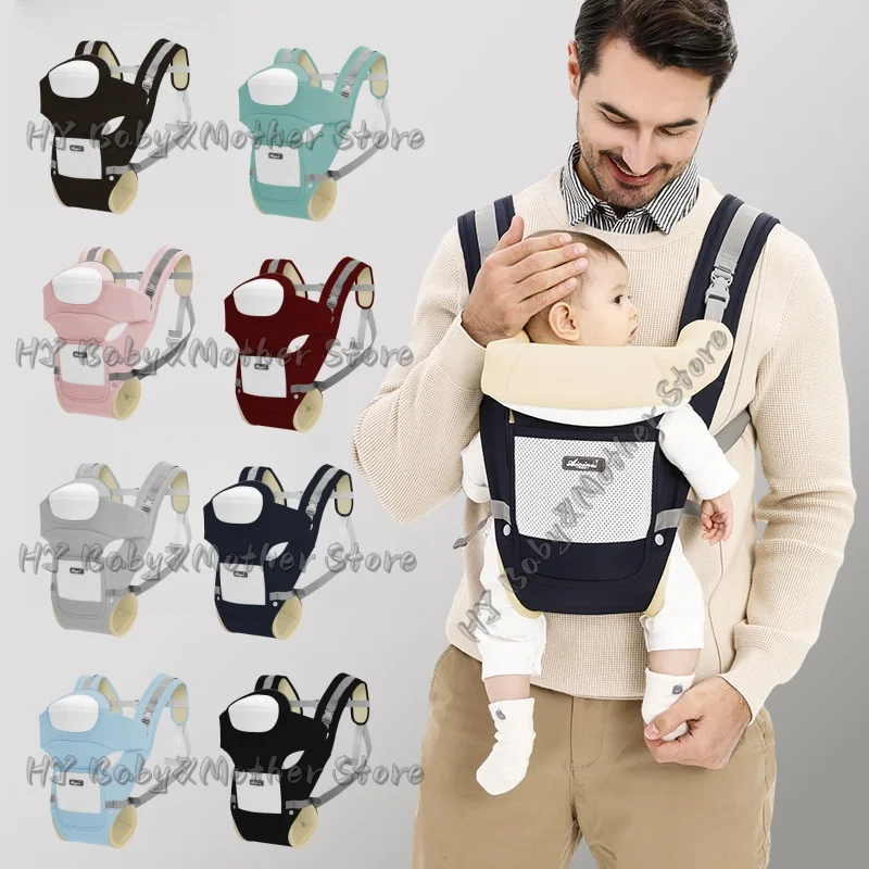 

Портативная уличная переноска-кенгуру, простота, однотонный инструмент на запястье для новорожденных, дышащие прочные рюкзаки для переноски