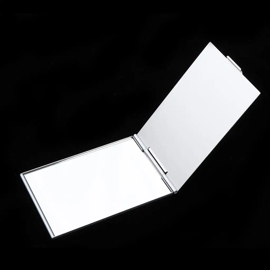 Foldable Pocket Mirror Makeup Beauty Travel Cosmetic Mirror Aluminum Frame