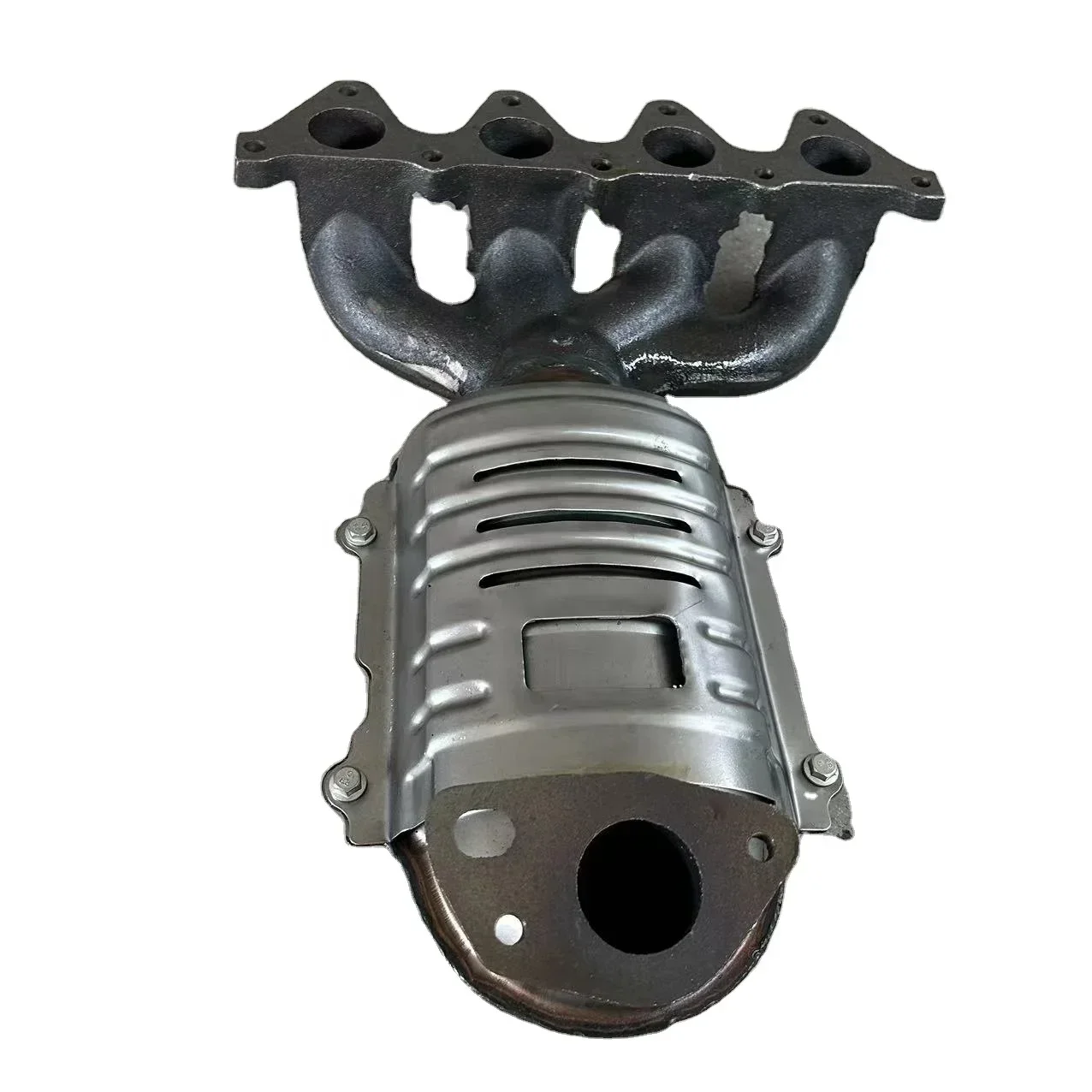 Euro 4 Euro 5 stainless steel three-way catalytic converter for modern Santa Fe Elantra exhaust gas catalyst