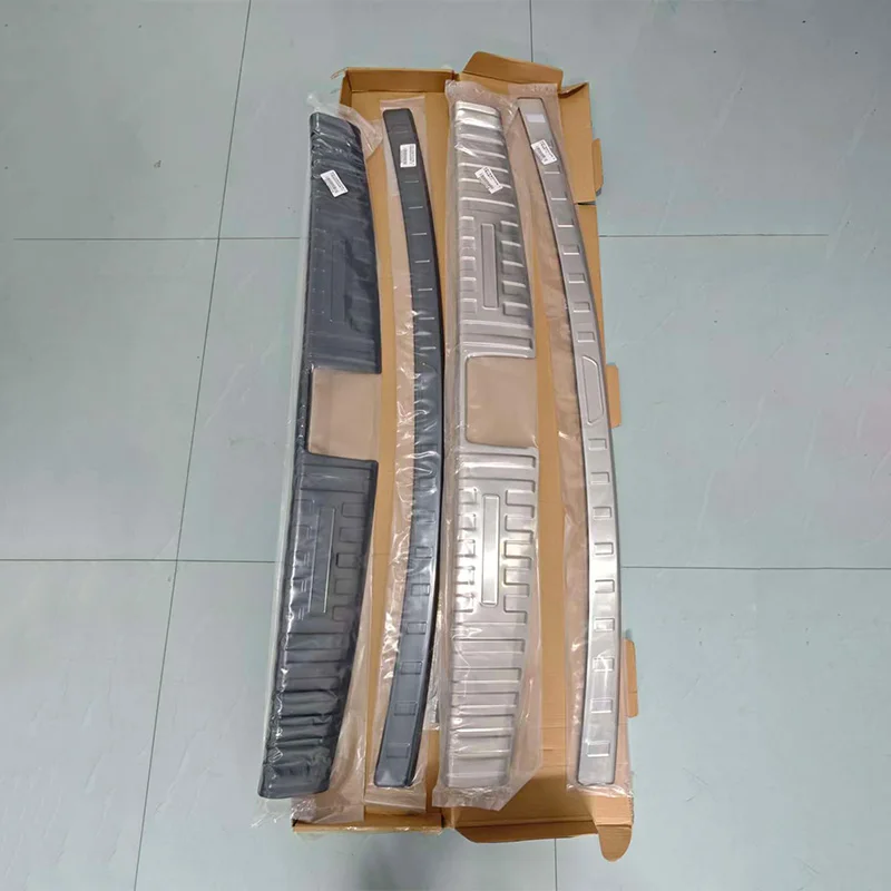 For Kia Carnival Sedona KA4 2021 2022 2023 2024 2025 2026 Rear Bumper guard plate trunk panel threshold Metal Decorative Trim