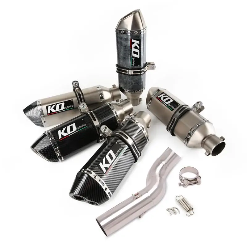 

Exhaust System Motorcycle Muffler Tail Pipe Stainless Steel Middle Connection Tube For TRIUMPH STREET TRIPLE 765 S/R/RS 2017-22