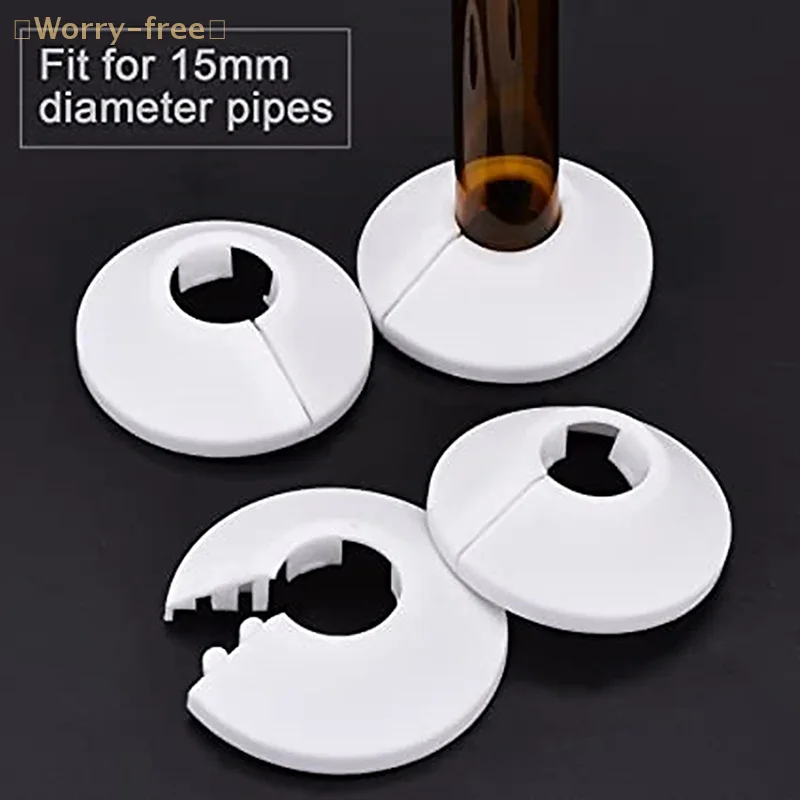 4/5 Pcs Radiator Pipe Collars Shower Faucet Angle Valve Pipe Plug Decoration Cover Snap-on Plate Kitchen Faucet Accessories