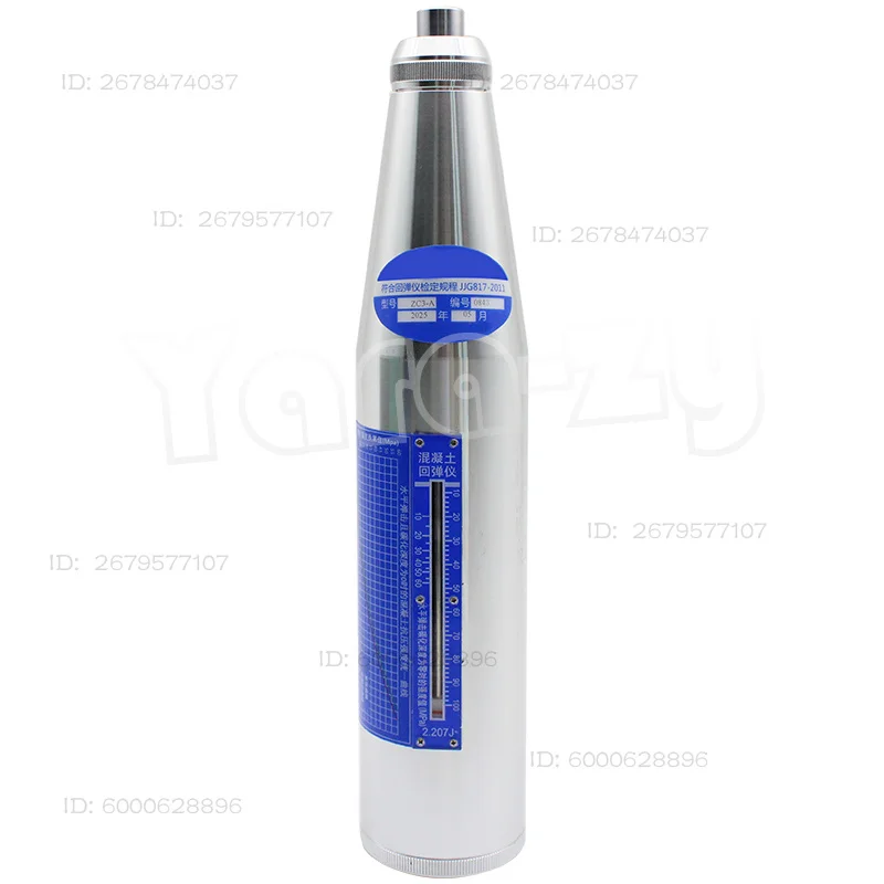 ZC3-A silver rebound hammer for mortar sclerometer zc3 concrete test hammer sliver Schmidt Hardness Tester