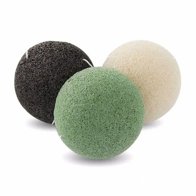 Facial Cleaning Sponge Exfoliating Gentle Ph Balanced Deeply Nourishes Skin Biodegradable Improves Complexion Konjac Natural