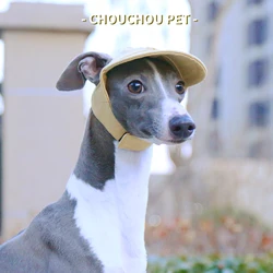 A breathable pet baseball cap for dogs pet sun hat for outdoor use dog casual sun hat fashionable and cool cat and dog hat