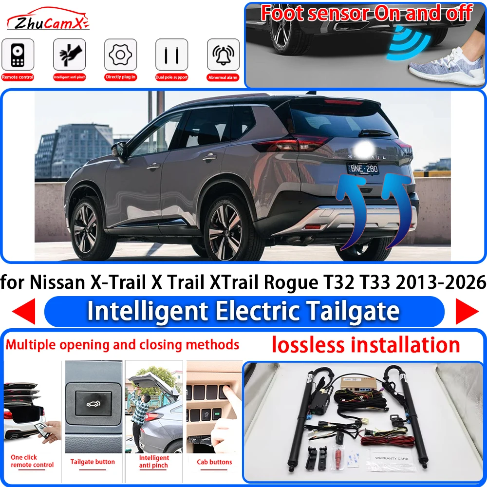 ZhuCamX for Nissan X-Trail X Trail XTrail Rogue T32 T33 2013-2026 Power Liftgate Electric Suction Tailgate Tail Gate Lift Strut