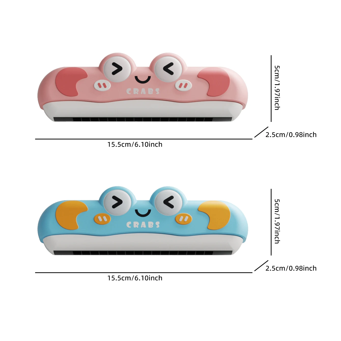 Instrumento musical de gaita infantil que pode ser soprado - gaita de brinquedo de nível iniciante para iniciantes.
