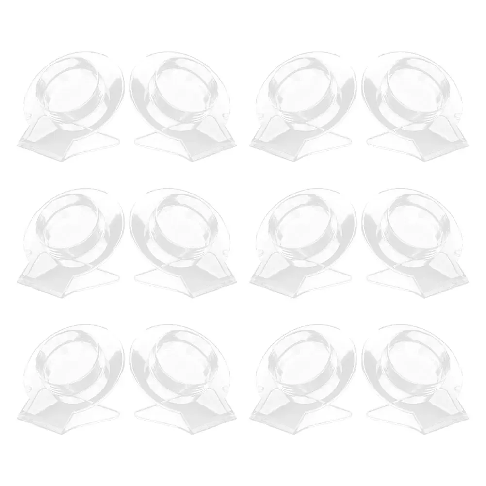 12Pcs Bracelet Holder Organizer Clear Acrylic Stand Bangle Display Rack Storage Showcase for Home Store Vendors