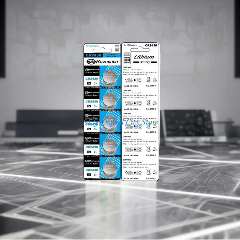 

U75B CR2430 Coin Batteries 3V Stable Power for Remote Controls Watch 10/5PCS