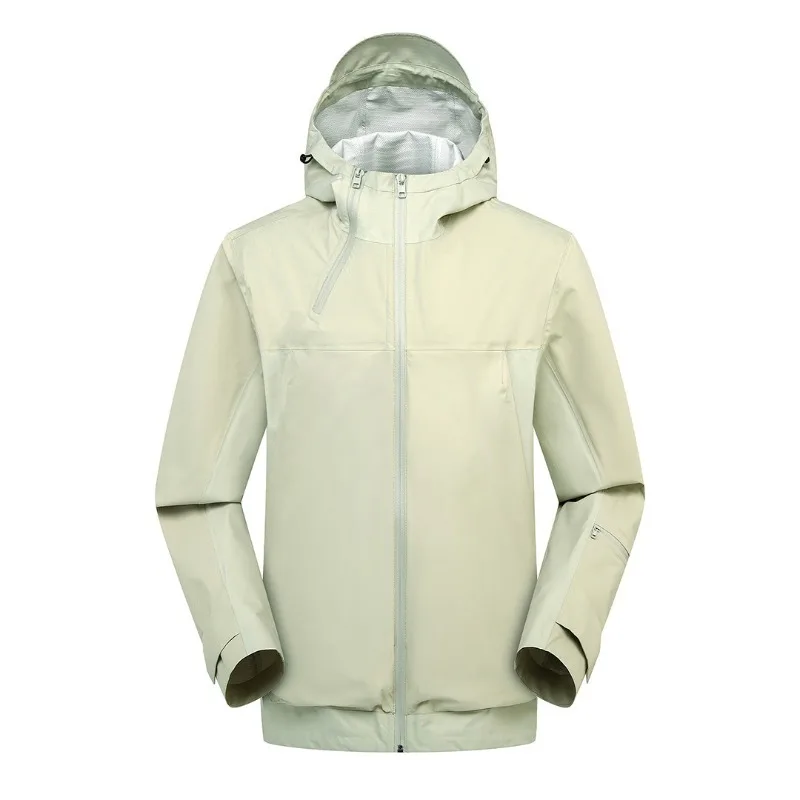 Hard shell outdoor jacket for men and women, windproof and waterproof mountaineering jacket