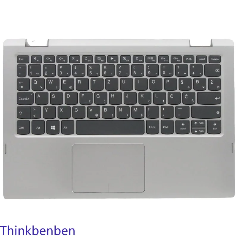 SI Slovenian Keyboard Mineral Gray Upper Case Palmrest Shell Cover For Lenovo Ideapad Yoga 330 11 Flex 6 11IGM 5CB0Q81349