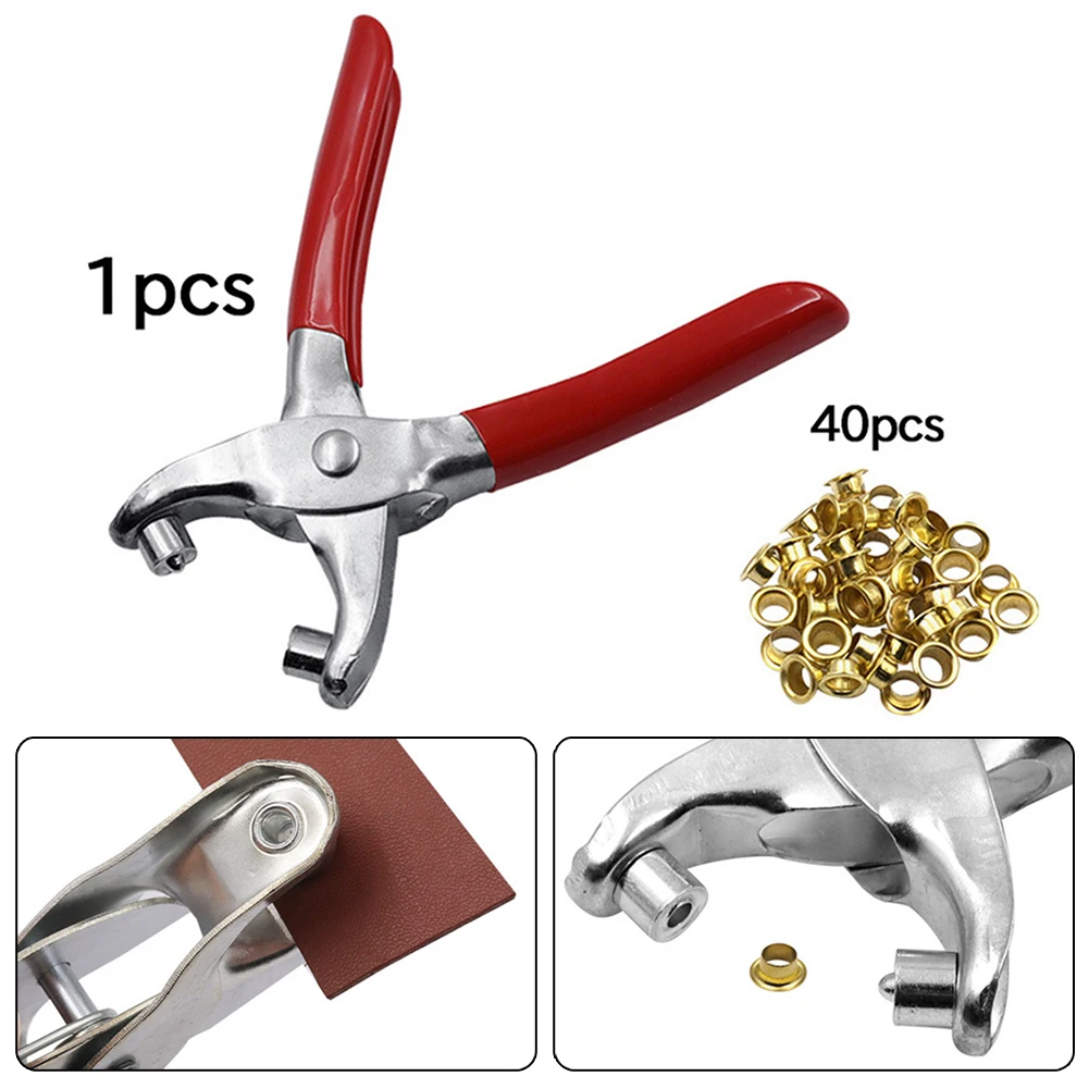 1pcs 40pcs Eyelet Pliers Eyelet Rivets 1pcs 40pcs 7mm Stainless Steel/coppper 100pcs Matched Eyelet Rivets 15cm