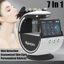 New 7 In 1 Multifunction Smart Facial Cleansing Skin Analyze Deep Pore Vacuum Lift Anti-aging Beauty Machine